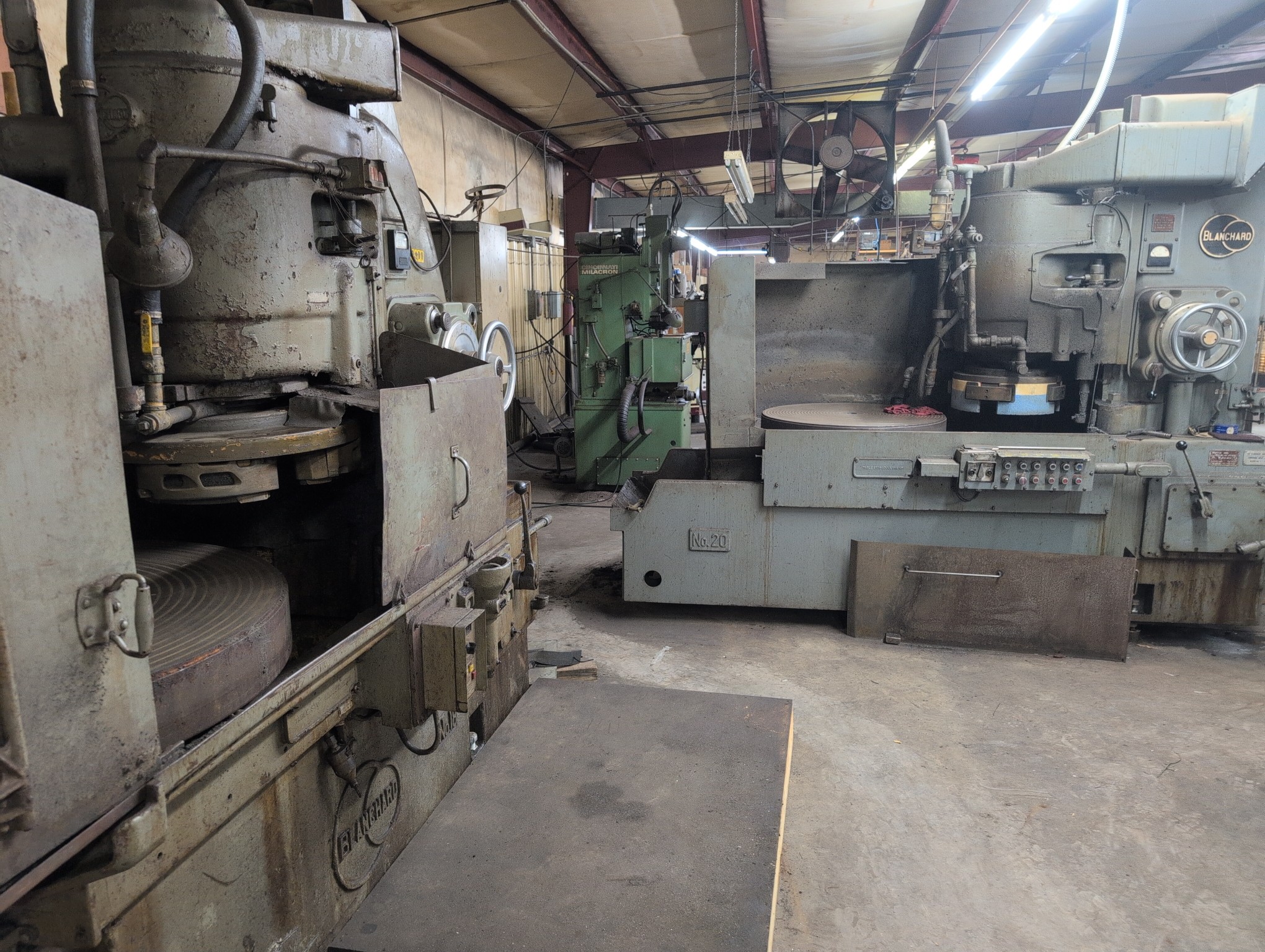 Blanchard grinding equipment